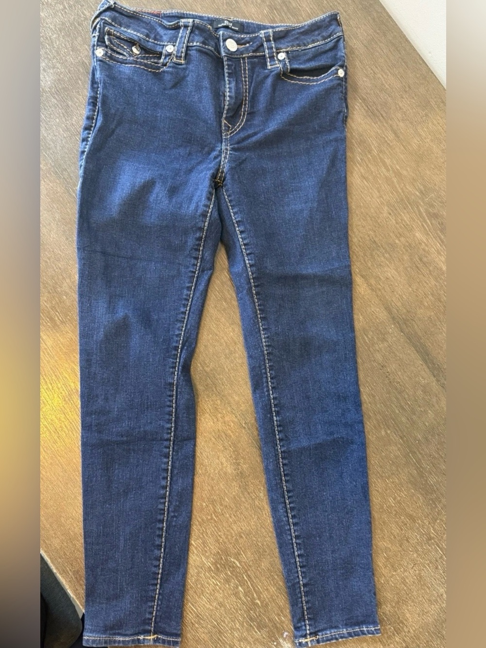 True Religion Halle Mid Rise Super Skinny Jeans Size 31